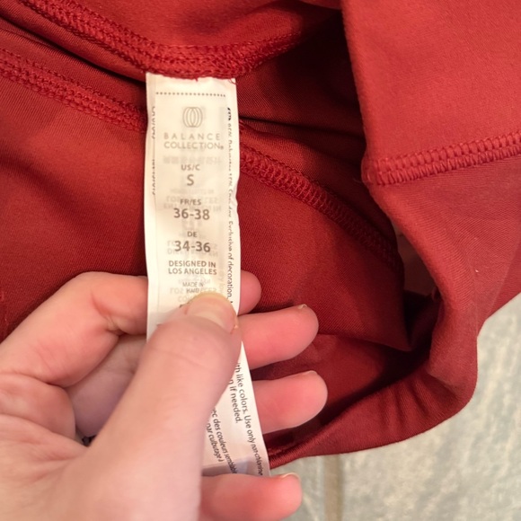 SET: Balance Collection Red Activewear, Size S - Picture 6 of 10